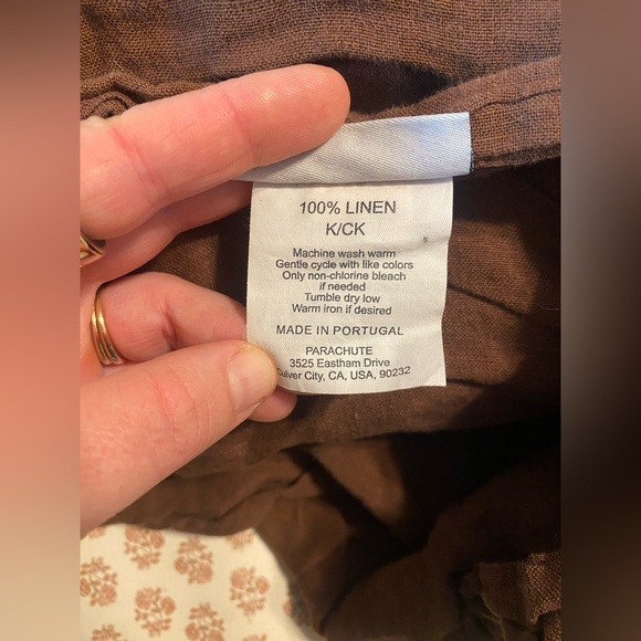 Parachute Home Linen Duvet Cover KING Raisin - Picture 5 of 6